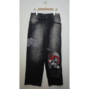 Lot 29 Luxe Marvin the Martian Jeans Size 36 x 31 Looney Tunes Vintage